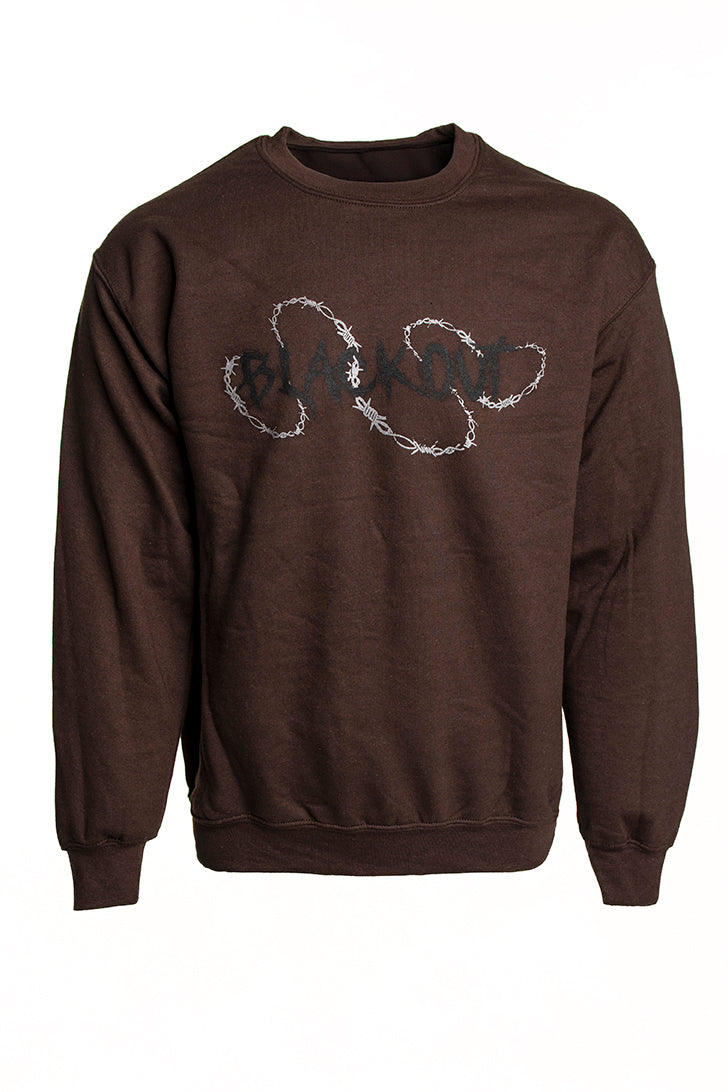 Barbedwire Blackout sweater voorkant